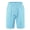 Mens Shorts Clearance-Light Blue, variant on Homenesgenics Mens Shorts Athletic Men Solid Color Casual Fashion Lacing Waist Pockets Short Pants Beach Pants Black M