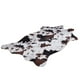 thumbnail image 1 of Alfombra de piel de vaca sintética de alta densidad con estampado animal, para decoración de sala de estar de estilo occidental, base antideslizante y diseño liviano, artesanía mejorada (110 x 75 cm), 1 of 1
