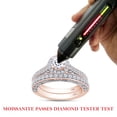 thumbnail image 6 of 1 1/4 Ct Round Cut Lab Created Moissanite Diamond Halo Engagement Promise Anniversary Bridal Ring Set Womens Wedding Bands 10k Rose Gold 1.25 Cttw, G-H/VVS1 Gift Jewelry-6, 6 of 6