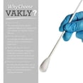 thumbnail image 3 of Large Oversized Swabs [Pack of 100] Extra-long 8" Cotton Tipped Applicators with, 3 of 5