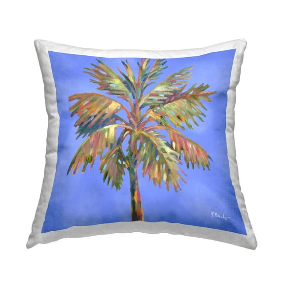 Stupell Industries Tropical Bondi Palm Decorative Printed Throw Pillow Design by Paul Brent.