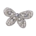 thumbnail image 2 of yuksok Rhinestone Shoe Decoration Shoe Charm for Wedding Shoe Clothes Garment 9cmx5.8cm, 2 of 9