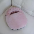 thumbnail image 3 of Calentador de pies, bolsa de almacenamiento de zapatos, cremallera lavable para bolsa de agua caliente, funda cómoda para calentador de pies, calcetin Rosado, 3 of 8