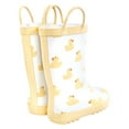 thumbnail image 3 of Hudson Baby Rain Boots, Duck, 11 Toddler, 3 of 3
