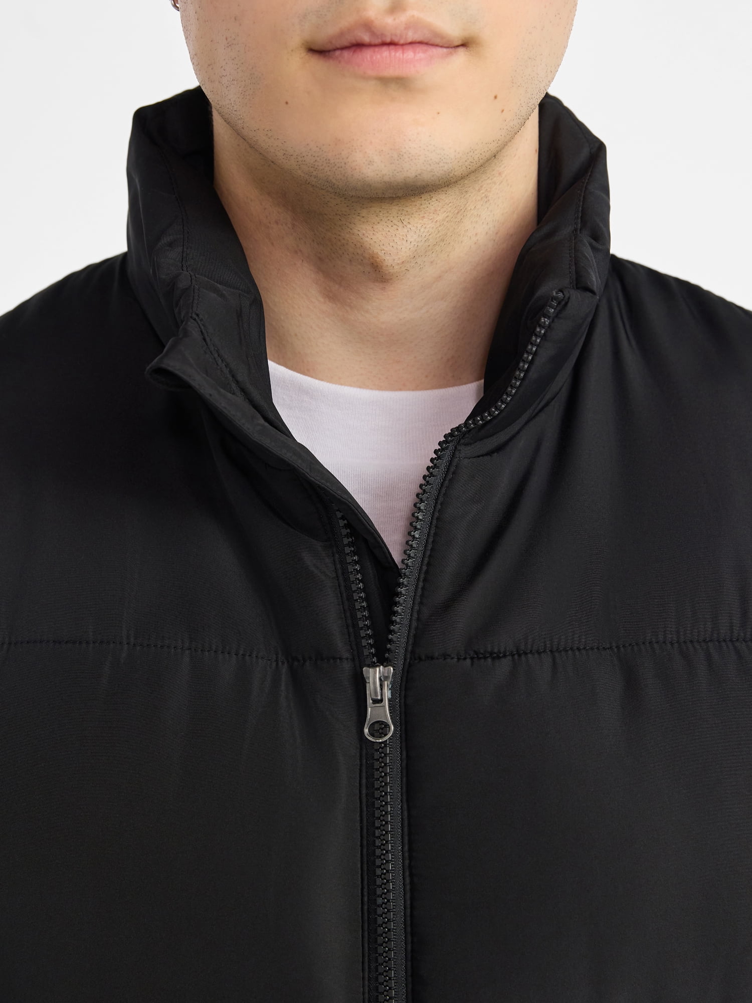No Boundaries Men's and Big Men's Puffer Jacket, Size S-3XL