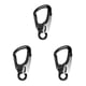 thumbnail image 1 of Soidarity 35KN Seguridad Snap Hook Clip Escalada en roca Rappel Detención de caídas Mosquetón Negro Type1 NO1, 1 of 6