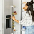 thumbnail image 5 of Refrigerator Door Handle Covers Set of 2, Lemon tropical leaves Adjustable Velcro Non Slip Fridge Handle Covers, Appliance Handle Covers for Dishwasher Cuteness Oven Kitchen Decor, 5 of 6