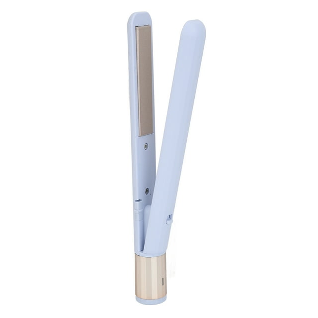 Mini Plancha Plana 2 en 1, Rizador de Pelo, temperatura Ajustable por USB, Plancha Plana Portátil de Tamaña de Vije para Rizos de Pelo Corto, Flequillo