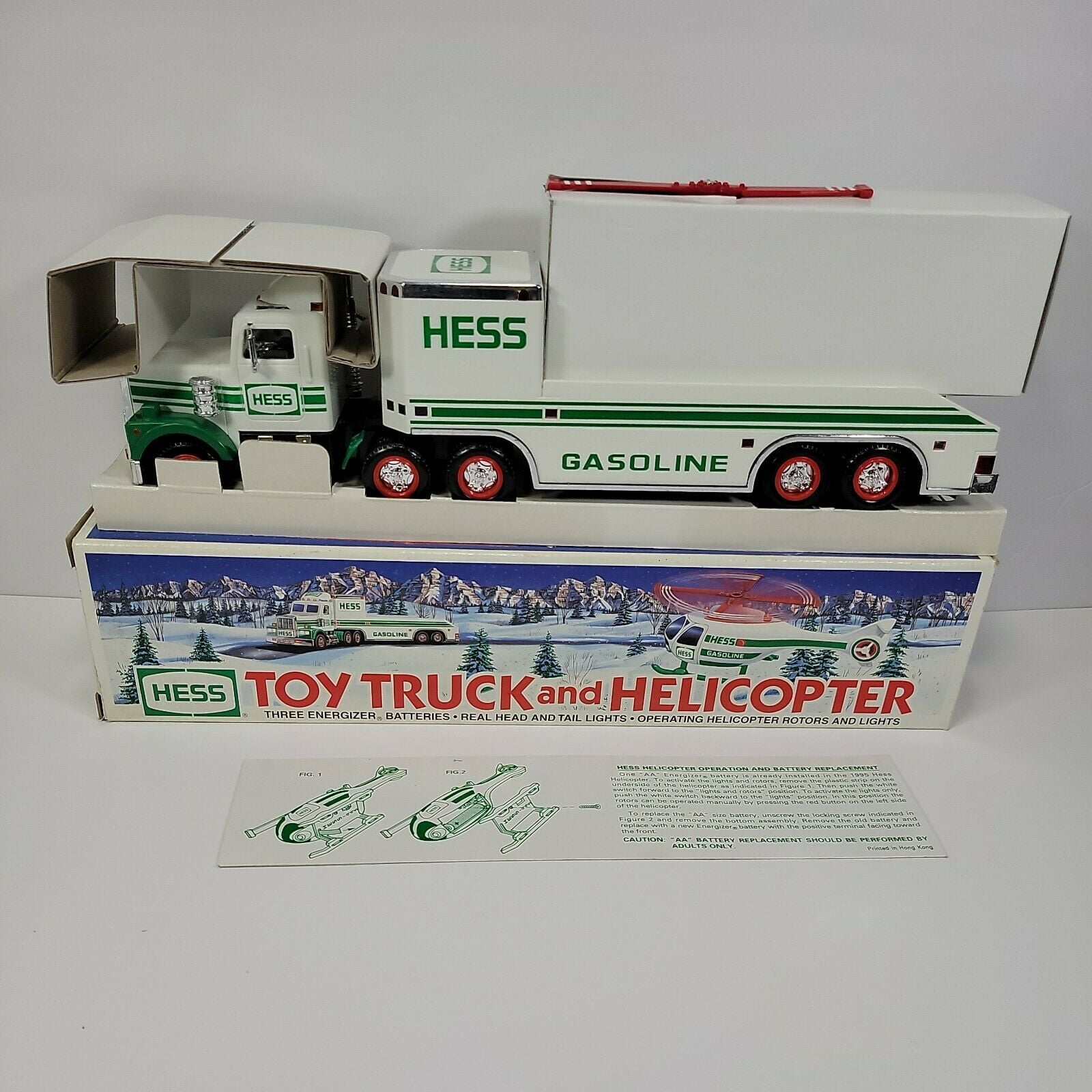 1999 Hess Toy Truck and Space Shuttle with Satellite MINT NEW IN BOX S6078 