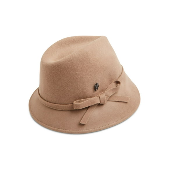 Raffaello Bettini Tuque Alpine Asymétrique en Feutre de Laine, Brun