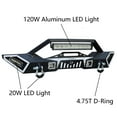 thumbnail image 6 of Vijay Front Bumper for 2007-2025 Jeep Wrangler JK/JL with Winch Plate and Lights and D-Rings, 6 of 10