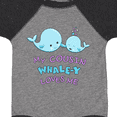 thumbnail image 4 of Inktastic My Cousin Whale-y Loves Me Boys or Girls Baby Bodysuit, 4 of 5