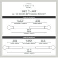 thumbnail image 5 of EXCLUSIVE HOME Napoleon 1" Curtain Rod and Coordinating Finial Set, Matte Bronze, Adjustable 66"-120", 5 of 7