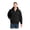 Black, variant on Washed Duck Cloth Insulated Hooded Work Jacket