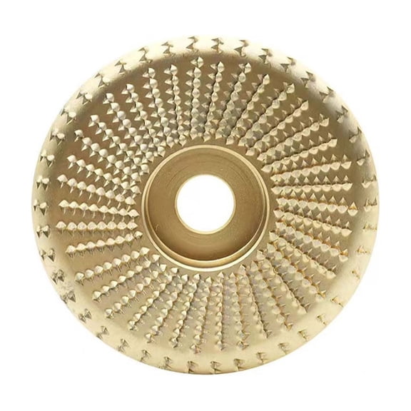 Wood Carving Disc Grinder Attachment, Precision Wood Grinding & Shaping Wheel for Angle Grinder, 0.63x3.94In Woodworking Tool for Workshop & Home Garage