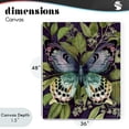thumbnail image 4 of Stupell Industries Eclectic Midnight Garden Butterfly Canvas Art, 36 x 48, by Nicole Tamarin, 4 of 8