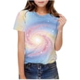 thumbnail image 2 of Bnwani Boys T Shirts Short Sleeve Comfortable Girls Shirts Breathable Tee Multicolor Sizes 3-15, 2 of 9