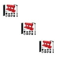 thumbnail image 4 of relayinert Front Fork Bracket For Easy Installation And Durability Durable And Practical Alloy Bicycle Rack For Car Roof Rack Mount red 3Set, 4 of 6