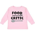 thumbnail image 3 of Inktastic Food Critic with Fork and Spoon Boys or Girls Long Sleeve Toddler T-Shirt, 3 of 5