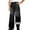 VZ216# Black, variant on Cargo Pants for Men Elastic Waist Quicking Drying Thermal Outdoor Breathable Windproof Work Pants with Two Piece for Casual Relaxed Cozy Dailywear