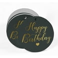 thumbnail image 2 of Inkdotpot Pack Of 100 Real Gold Foil Paper Tags Happy Birthday Favor Hang Tags, 2 of 7