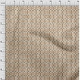 thumbnail image 3 of oneOone Cotton Poplin Tan Fabric Geometric Texture Quilting Supplies Print Sewing Fabric By The Yard 42 Inch Wide, 3 of 4