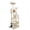 Beige, variant on Costway 70” Cat Tree for Indoor Cats with Padded Top Perch, Dual Condos, Hammock, Platforms Light Gray
