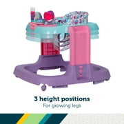 Safety 1st Ready, Set, Walk! DX Developmental Baby Walker with Wheels, Lavender Buzz
