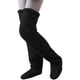 thumbnail image 4 of Qarigey 2 unids/set calcetines calentadores de piernas suaves y peludos para máxima comodidad talla única para todos los calcetines hasta el Medias, 4 of 6