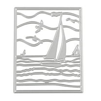 Clearance! Huayishang Die Cuts for Card Making Metal Cutting Dies Stencil Diy Scrapbooking Embossing Album Paper Card Craft I Tools Silver