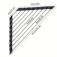 thumbnail image 3 of Triangle Roll Up Sink Corner Drying Rack, Foldable Silicone Dish Drainer for Kitchen Counter, Heat Resistant Stainless Steel Storage Shelf for Pots and Tableware, Space Saving Kitchen Tool, 3 of 4