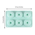 thumbnail image 2 of Silicone Donut Baking Pan, 6-Cavity Non-Stick Mold for Perfect Donuts, Bagels & More, Food-Grade & Easy Clean, 2 of 6