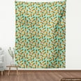 thumbnail image 3 of Ambesonne Retro Fabric by the Yard Upholstery, Vintage Beach Summer, 3 Yards, Olive Green Seafoam, 3 of 4