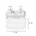 thumbnail image 2 of Auriculares Inalámbricos Bluetooth, Auriculares de Juego con Baja Latencia 5.2 Control Táctil Cancelación de Ruido, Auriculares Inalámbricos Bluetooth Ipx5 para Juegos Deportivos Trabajo Blanco, 2 of 6