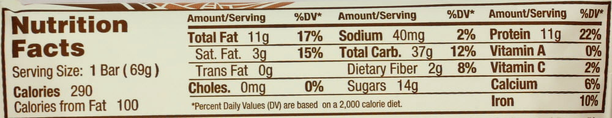 GoMacro Peanut Butter Chocolate Chip MacroBar 12ct Tray