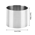 thumbnail image 2 of Hbdhejl Baking Cake Ring Thickened Stainless Steel Cake Washable And Reusable Ring Suitable For Home Baking Rings, 2 of 2