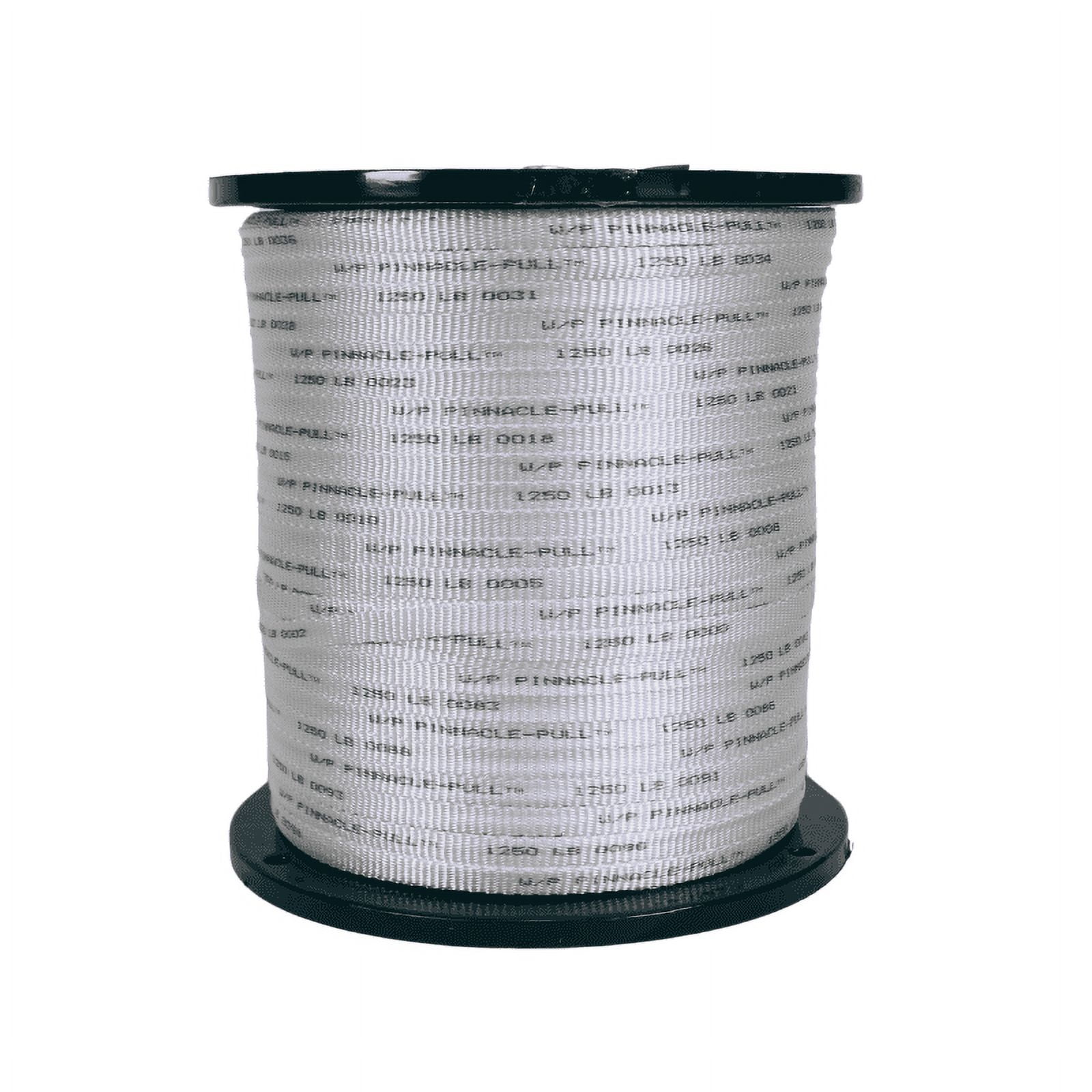 Pinnacle Pull 1/2" x 3000', 1250lb Measuring Pull Tape, Mule Tape, Low Stretch!
