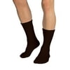 Unisex Adult JOBST SENSIFOOT GRADIENT COMPRESSION THERAPEUTIC CREW LENGTH SOCK - Brown - Large