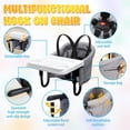 thumbnail image 6 of WonderStone Hook On Chair, Portable High Chair with Tray, Storage Bag & Free Accessories, Clip-On Table Chair for Baby and Toddler, Ideal for Home and Travel, Gray, 6 of 9