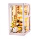 thumbnail image 1 of Kit de sujetalibros para libros, decoración de inserción de estantería, rompecabezas de madera 3D, Kit de decoración en miniatura para niños, 1 of 9
