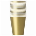 Gold Paper 9oz Cups, 14ct - Walmart.com