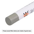 thumbnail image 3 of Uxcell Wood Wax Filler Stick, Wooden Furniture Crayons Touch Up Repair Pens, Light Grey 2 Pack, 3 of 5