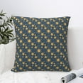 thumbnail image 6 of YFYANG Square Decorative Throw Pillow Case (Without Pillow Insert), Cartoon Sun Stars Pattern Bedroom Sofa Car Cushion Cover, 16"x16", 6 of 9