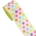 thumbnail image 2 of Easter Spring Wired Ribbon Rolls, Easter Bunny Wired Edge Ribbons, Decorative Wrapping Ribbons for Gift, Easter Colorful DIY Craft Ribbons, Easter Fabric Ribbon Decor, 2.5Inch x 5Yard, B, 2 of 9