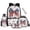 American Bow, variant on XYZCANDO Galaxy Black Cat 5Pcs School Backpack Set with Portable Lunch Bag Multifunctional Pencil Case Water Bottle Bag Carrier Lanyard Keychain for Elementary Middle School