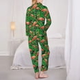 thumbnail image 6 of Wukai Flamingo Print Women's Pajama Set - Soft Long Sleeve Sleepwear for Comfort and Style-Large, 6 of 9