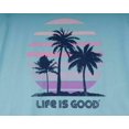 thumbnail image 2 of Life is Good Ladies Medium Long Sleeve Sunshirt UPF 50+ Palm Tree Design, 2 of 2