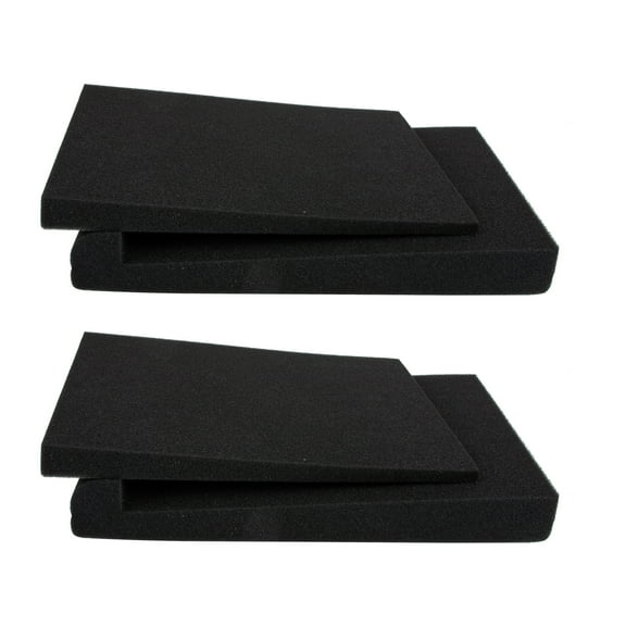2Pcs Acoustic Isolation Pads for Speakers Soundproof Sponge Voice Box Cushions