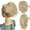 Beige1, variant on Claw Clip Ponytail Human Hair Wig for Women, DIY Bendable Messy Bun Hair Piece for Daily Styling(Beige2,20cm / 7.87 in)