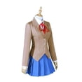 thumbnail image 3 of Disfraz de Doki Literature Club Monika, Cosplay de Sayori Yuri Natsuki, conjunto de peluca, uniforme escolar para niña y mujer, 3 of 3